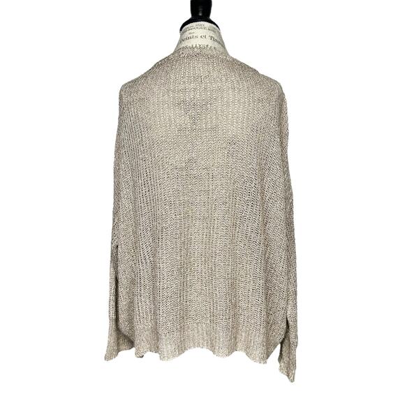 Brandy Melville | Women | Tan Wool Blend Sheer Loose Knit LS Sweater | One Size - Picture 3 of 10